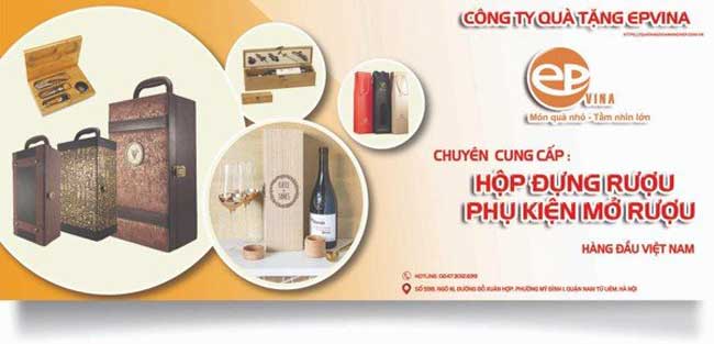 Epvina cung cấp phụ kiện rượu hàng đầu Việt Nam