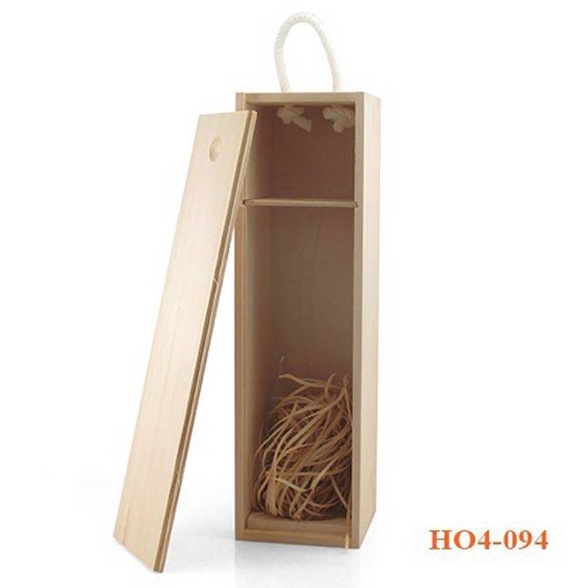 Hộp đựng rượu bằng gỗ đơn giản, đẹp mắt Hộp đựng rượu bằng gỗ đơn giản, đẹp mắt