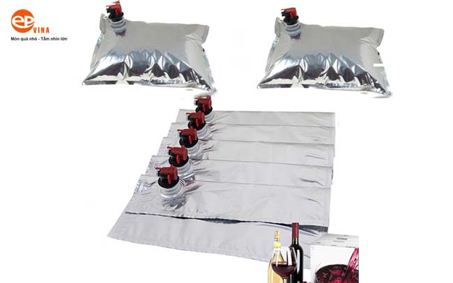 Túi nhôm đựng rượu vang đa dạng Túi nhôm đựng rượu vang đa dạng