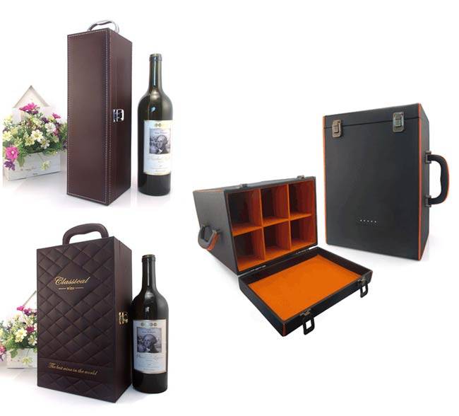 Hôp đựng rượu vang bằng da cao cấp Hôp đựng rượu vang bằng da cao cấp
