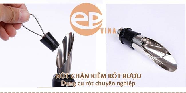 Nút chặn kiêm rót rượu
