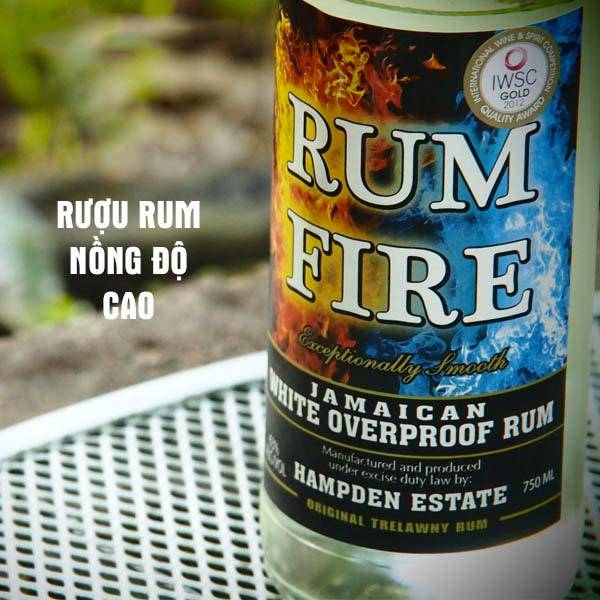 Rượu Rum nồng độ cao Rượu Rum nồng độ cao