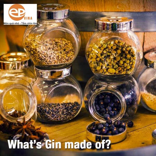 Rượu Gin được làm từ nguyên liệu