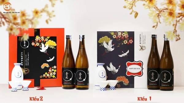 Hộp quà rượu Sake mẫu 3