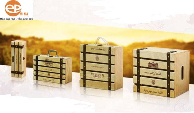 Hộp rượu gỗ IBC