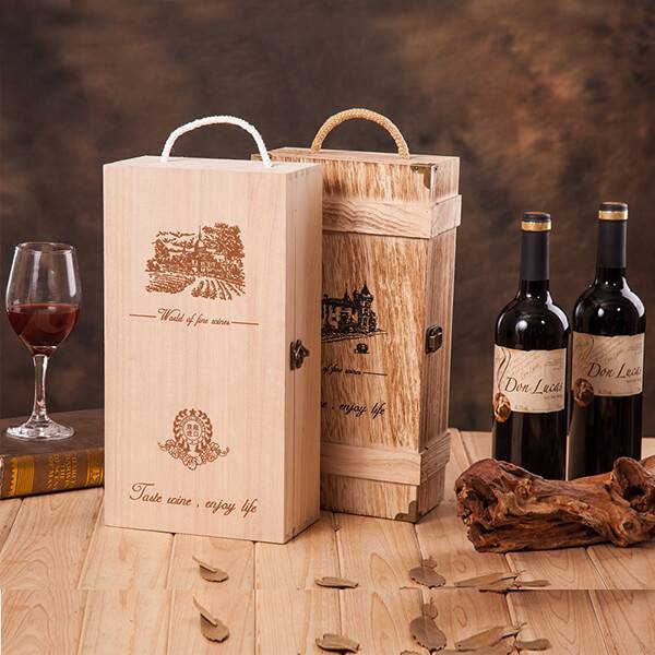 hộp rượu gỗ