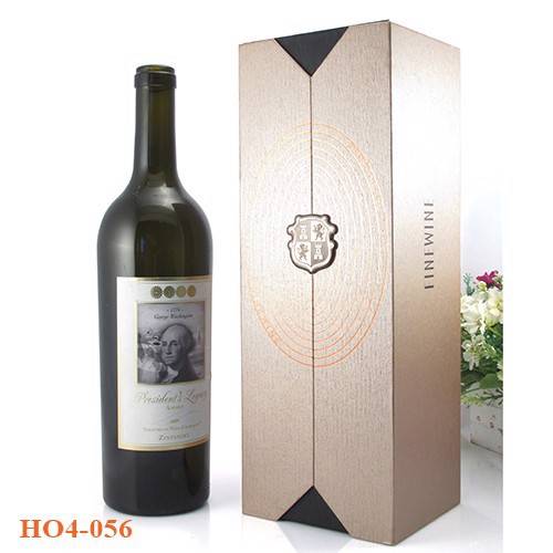 hộp rượu giấy đơn